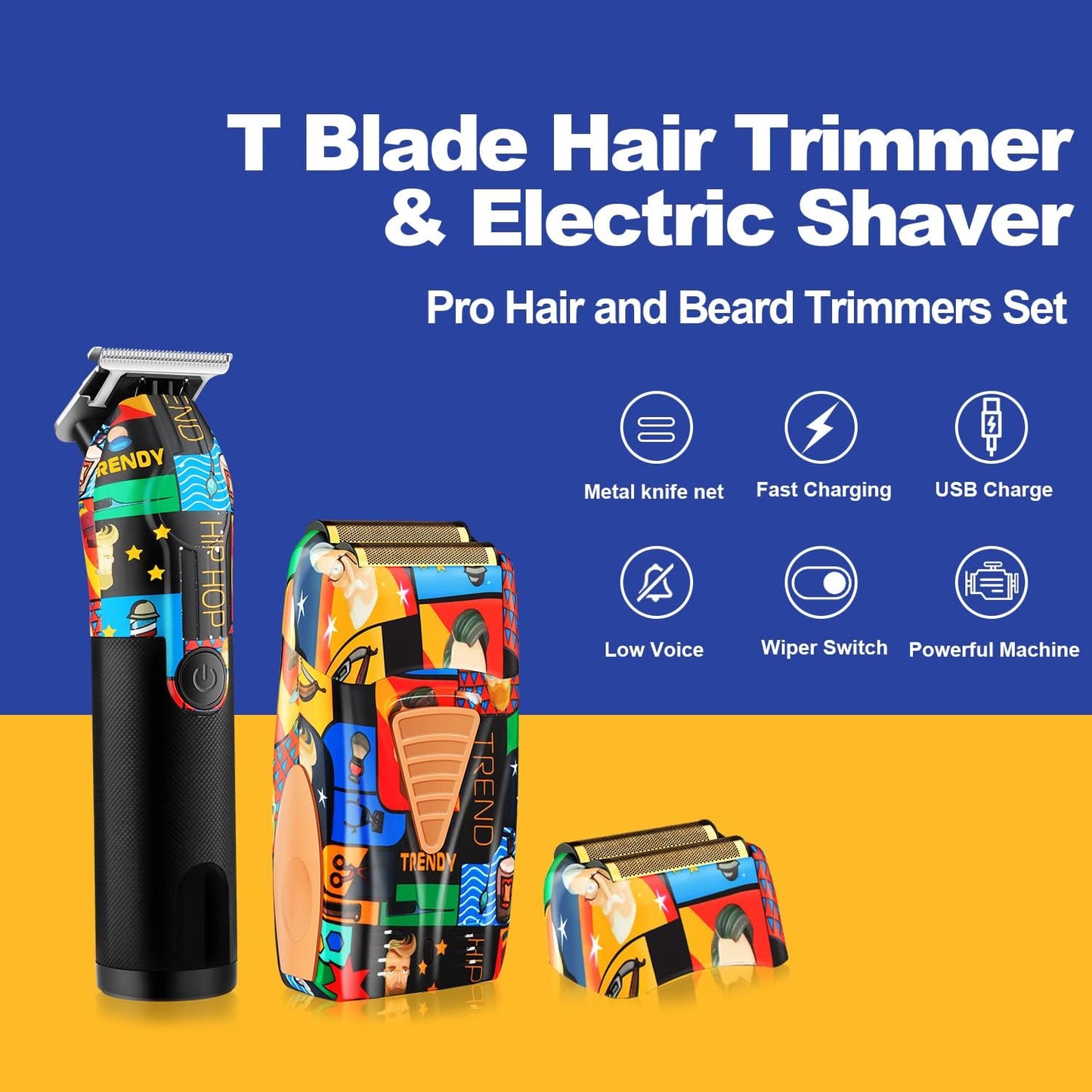 Graffiti Zero Gapped Hair Trimmer, Double Foil Shaver