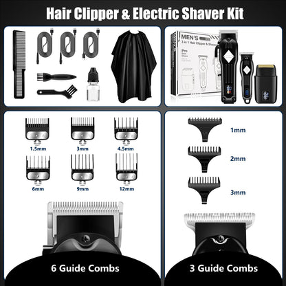 3-in-1 Professional Beard Trimming Kit