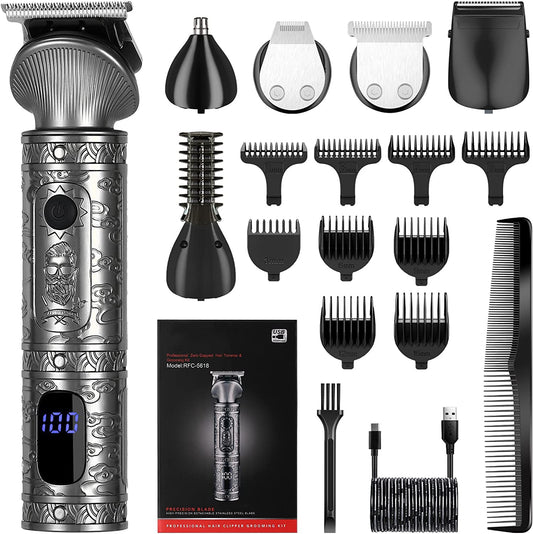 6 in 1 Cordless Beard Trimmer Kit for Men