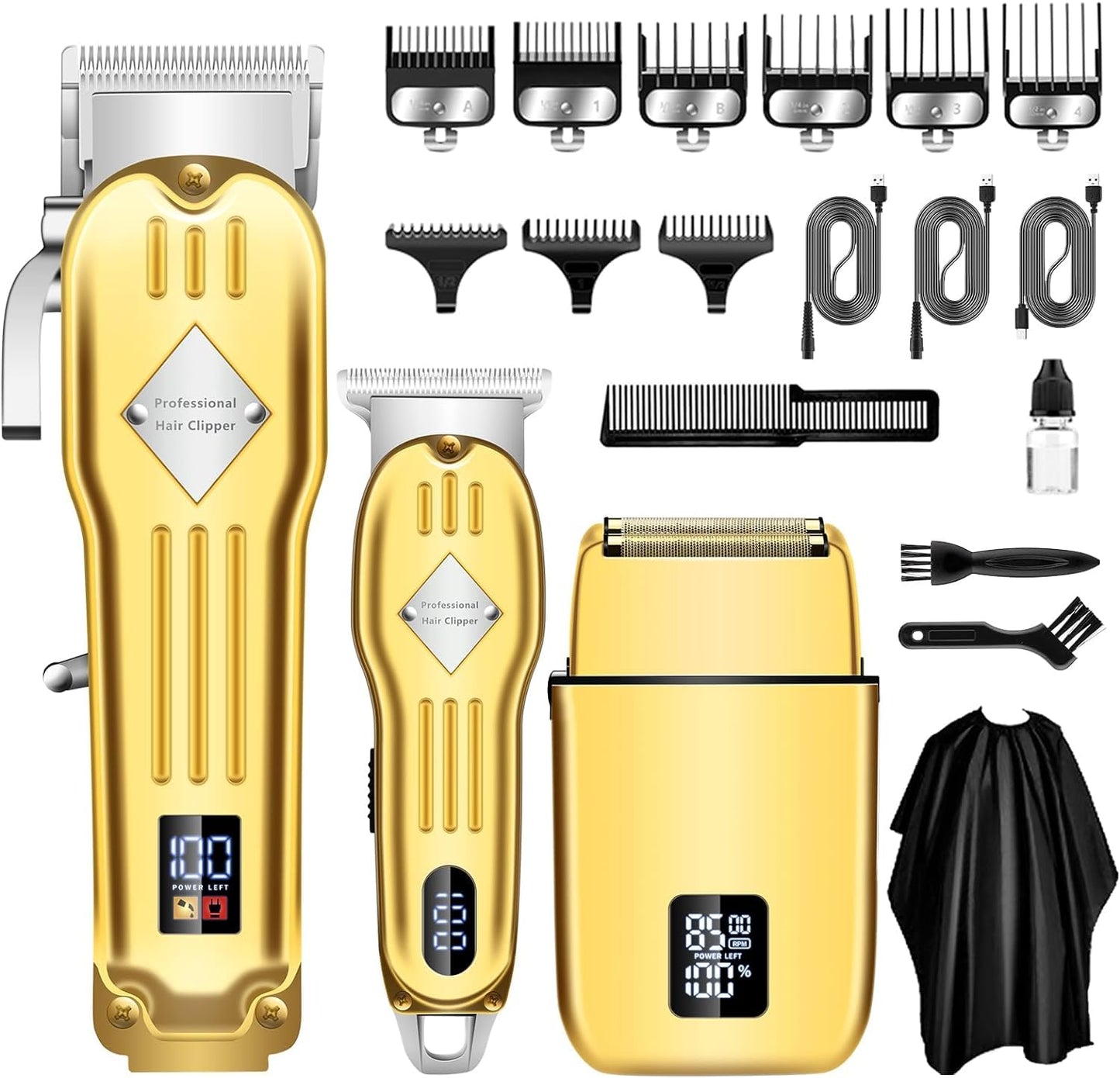 3-in-1 Professional Beard Trimming Kit