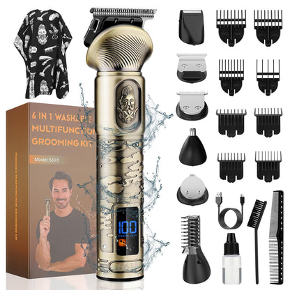 6 in 1 Beard Trimmer for Men