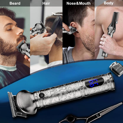 6 in 1 Professional Hair Clipper Trimmer Cordless