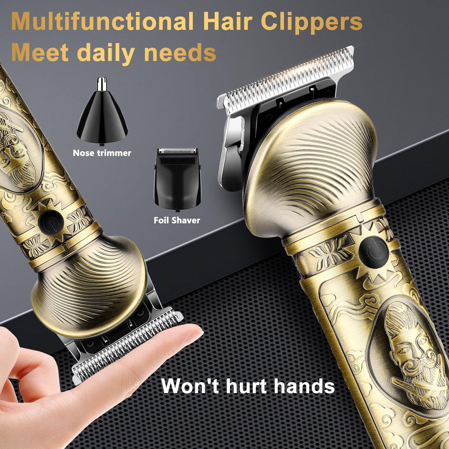 Men's Professional Clippers and Trimmers Set