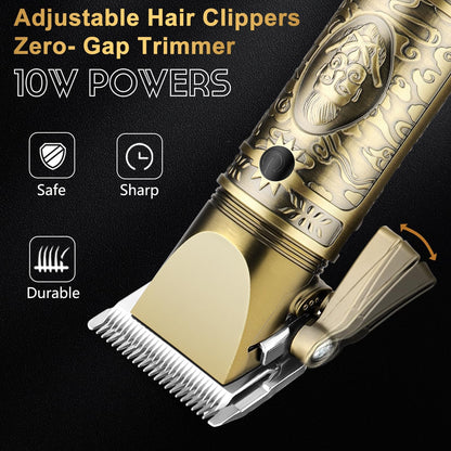 Men's Professional Clippers and Trimmers Set