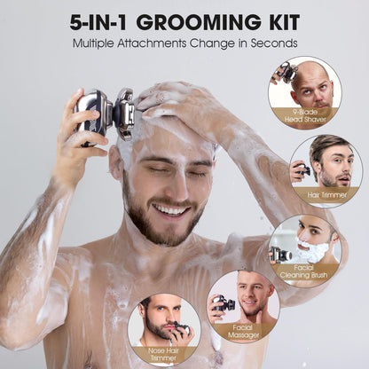 2023 New Upgraded 9D Head Shavers for Bald Men