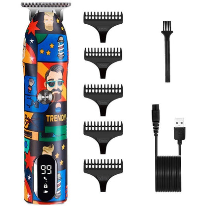 Professional Hair Clipper Graffiti Beard Trimmer