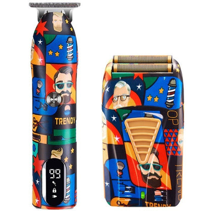 Professional Hair Clipper Graffiti Beard Trimmer