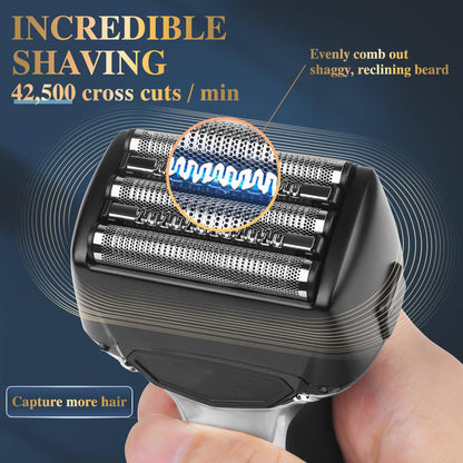 Waterproof 5-Blade Foil Shaver