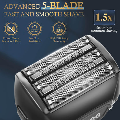 Waterproof 5-Blade Foil Shaver