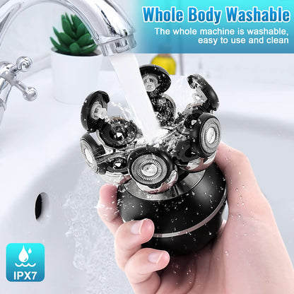 7D Floating Head Waterproof Electric Razor