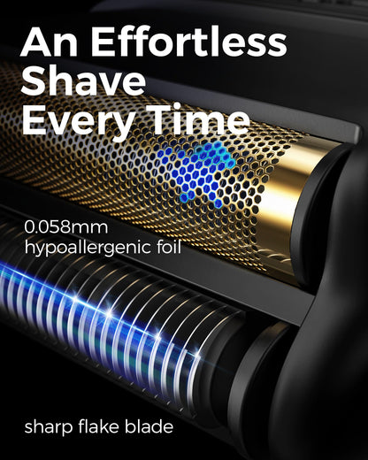 Cordless Barber Face Shavers for Bald Head