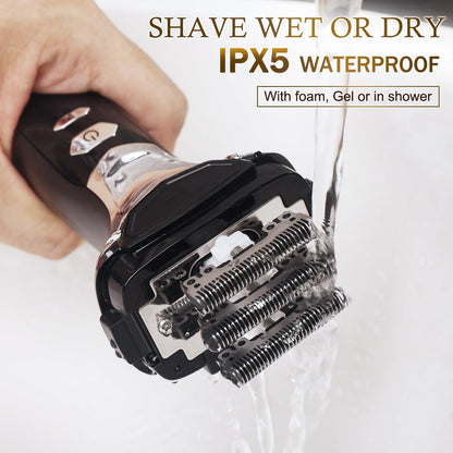 Waterproof 5-Blade Foil Shaver