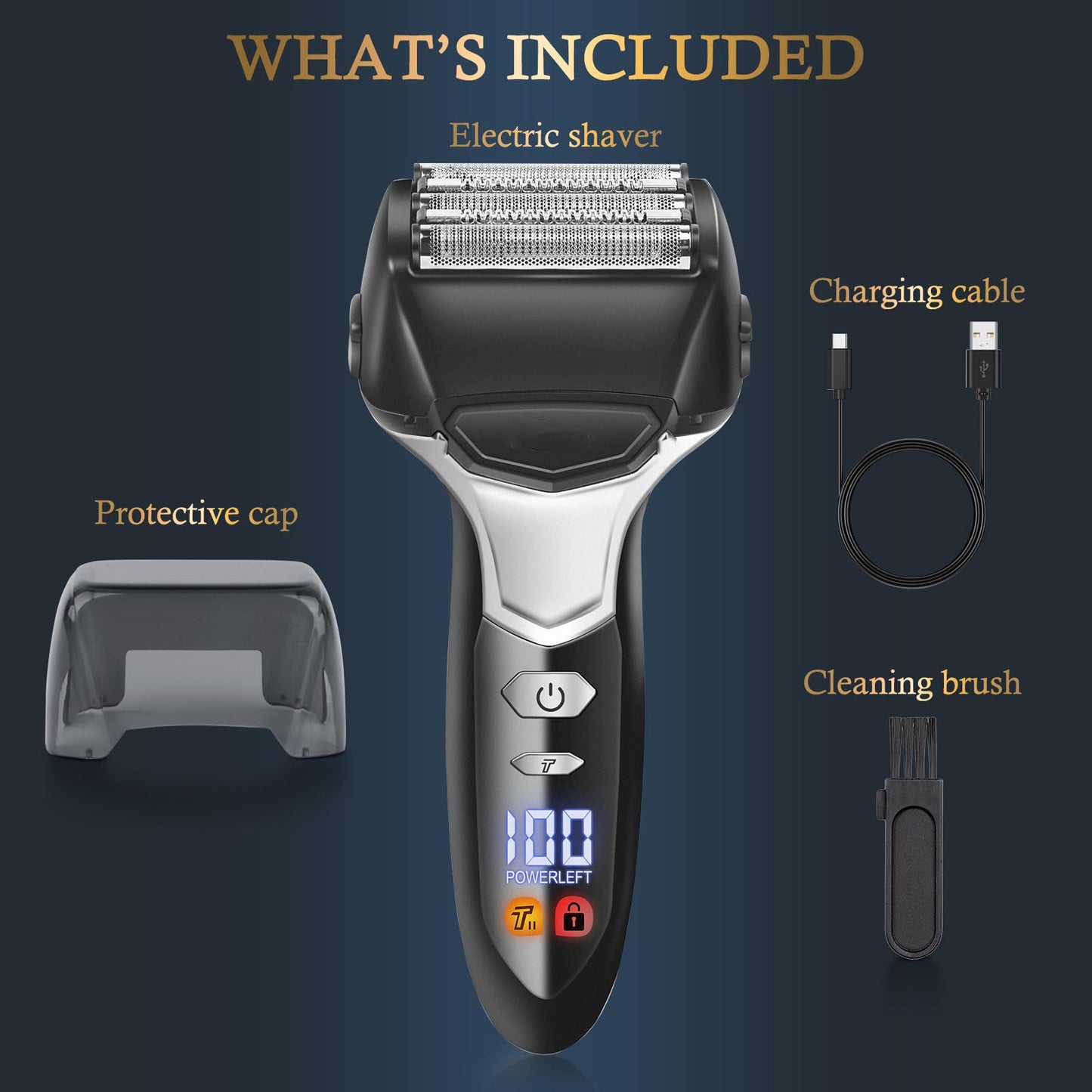 Waterproof 5-Blade Foil Shaver