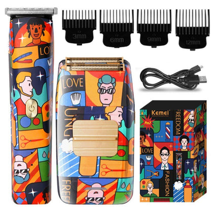 Graffiti Trimmer Professional Hair Clipper Double Foil Shaver