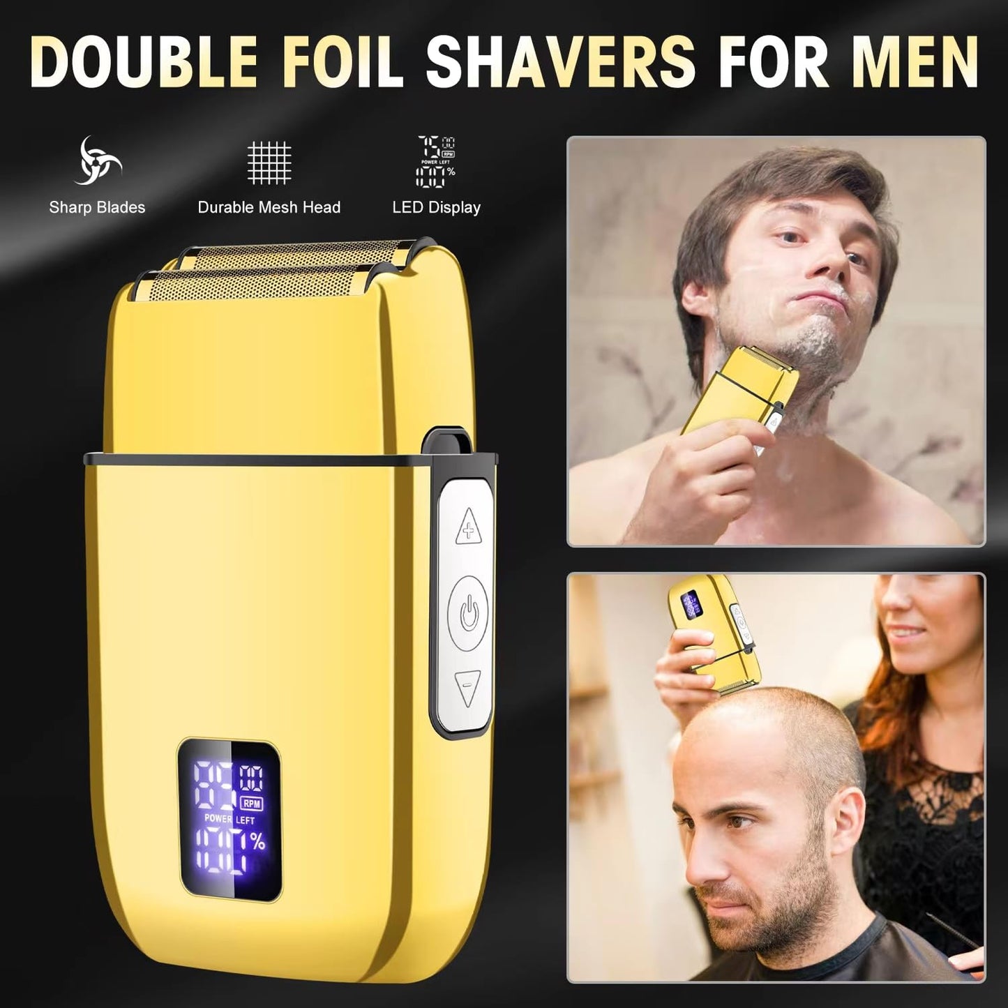 3 In 1 Professional Electric Hair Clipper and Shaver Set