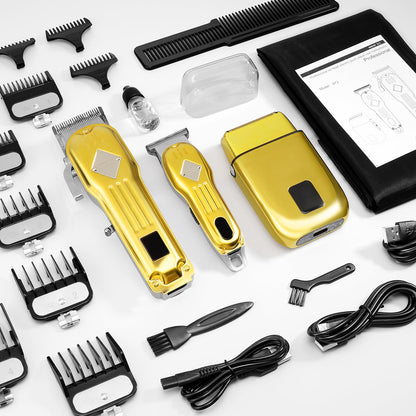 3 In 1 Professional Electric Hair Clipper and Shaver Set