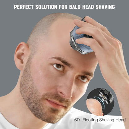 6D Magnetic Electric Razor - 10000 RPM High-Speed