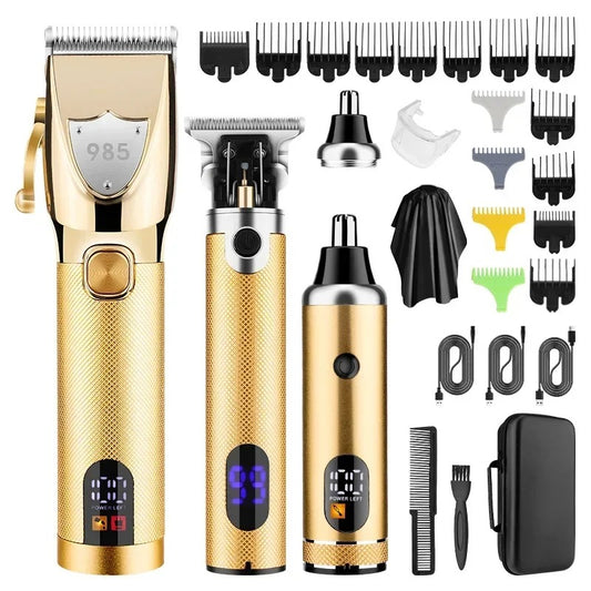 Hair Clippers Ears Nose Hair Trimmer Set Wtih Bag