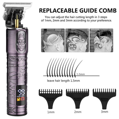 Men's Professional Hair Clippers T Blade Clippers