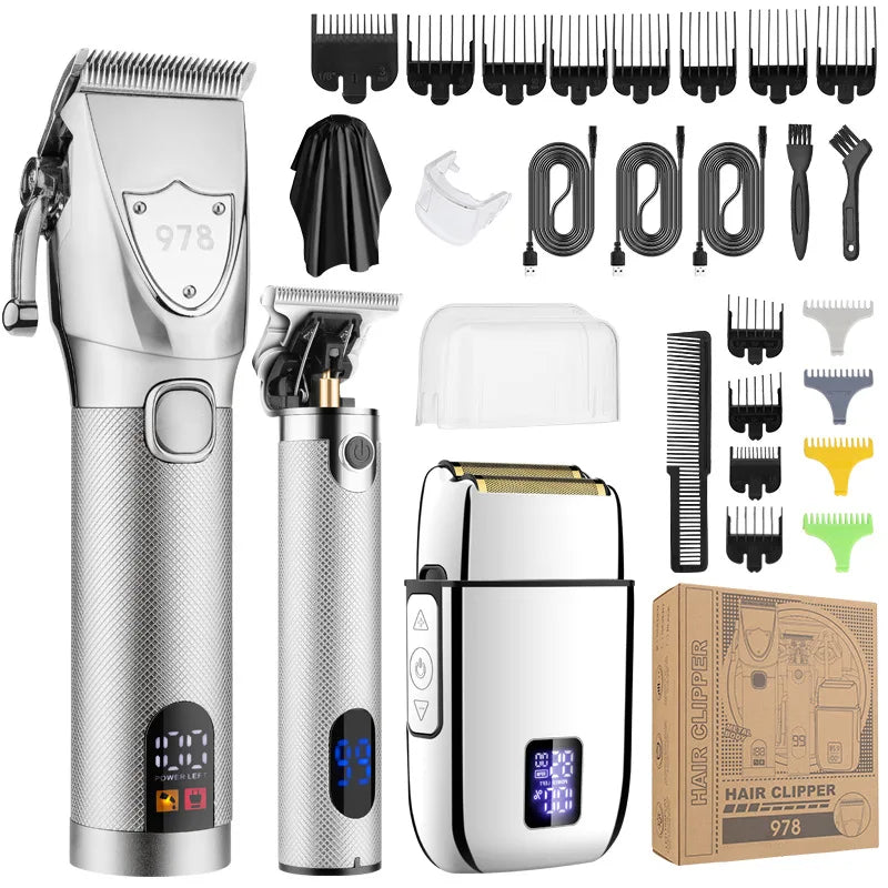 Men's High-Power Electric Hair clipper shaver sets