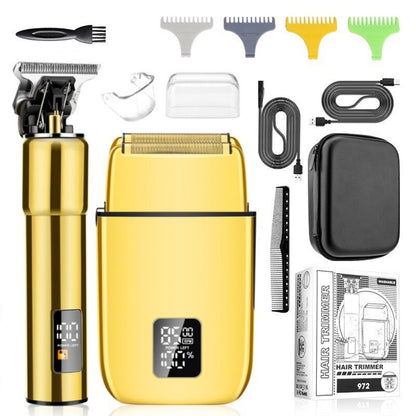 Men’s Grooming Kit Waterproof Cordless Barber Trimmer Shavers