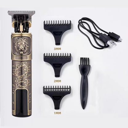 Professional Men's Hair Clipper + T-Blade Trimmer