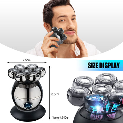 7D Floating Head Waterproof Electric Razor