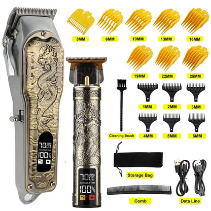 T9 Professional cordless Hair clipper beard trimmer for men