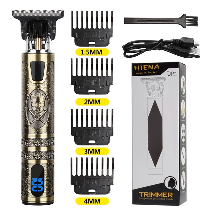 Tropshave Gentleman LCD Hair Clippers & Trimmers T9 hair clipper shaving trimmer